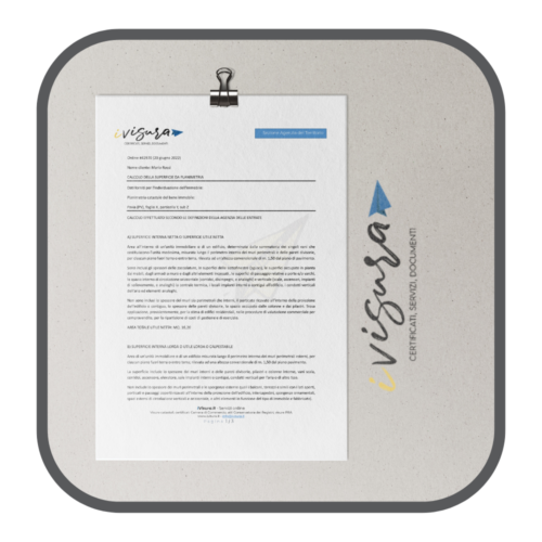 CALCOLO DELLA SUPERFICIE DA PLANIMETRIA